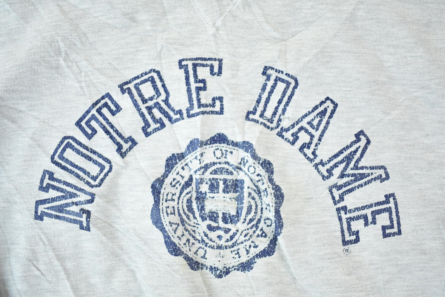 Vintage 1990s Champion Notre Dame University Collegiate Crew Neck Men's Small
