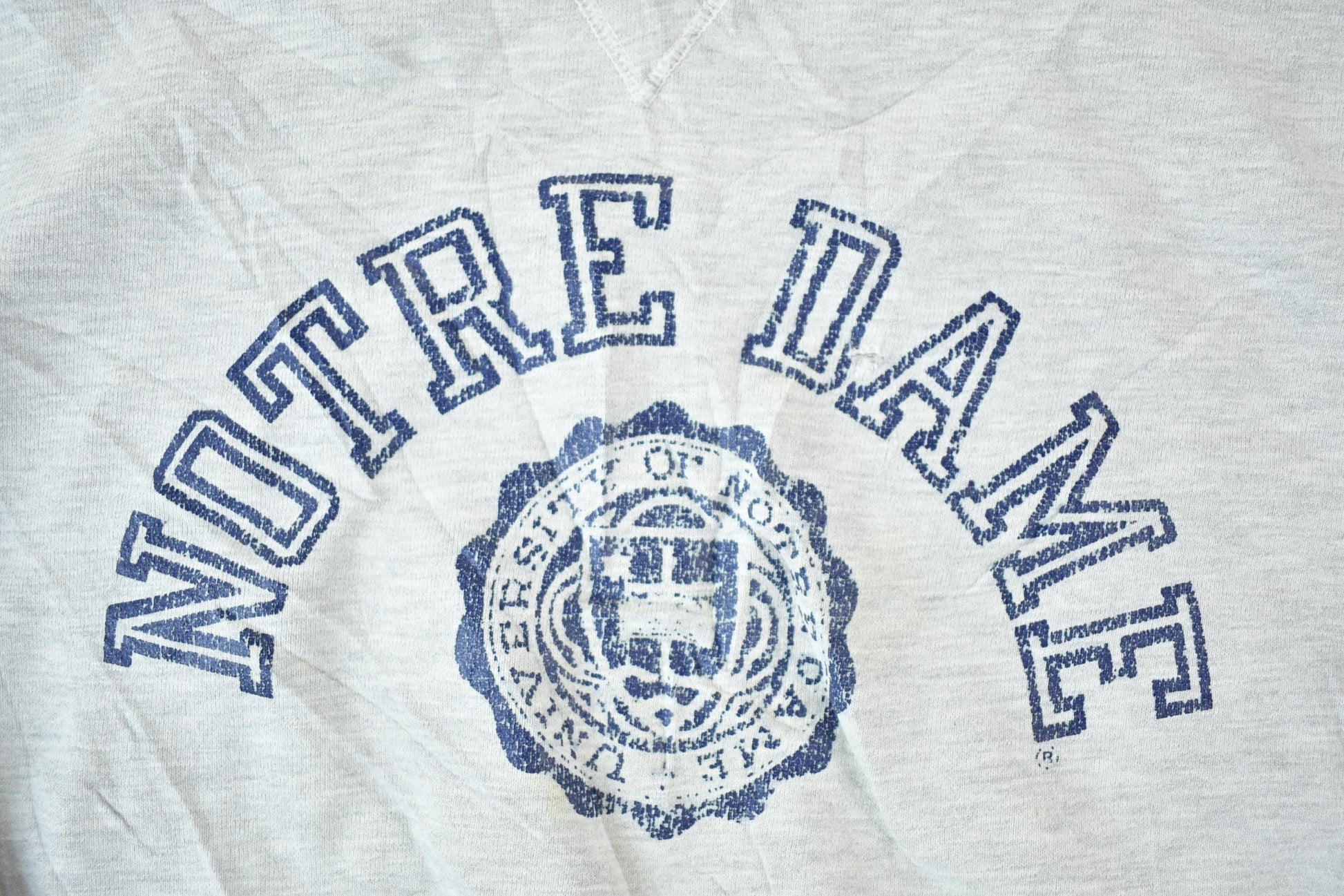 Vintage 1990s Champion Notre Dame University Collegiate Crew Neck Men's Small