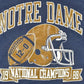 Vintage 1990s Champion Notre Dame University Collegiate Crewneck Sweatshirt Men's Medium from propervintagecanada