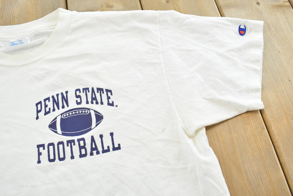 Vintage 1990s Champion Penn State Football Nittany Lions Collegiate T-Shirt Mens L from propervintagecanada