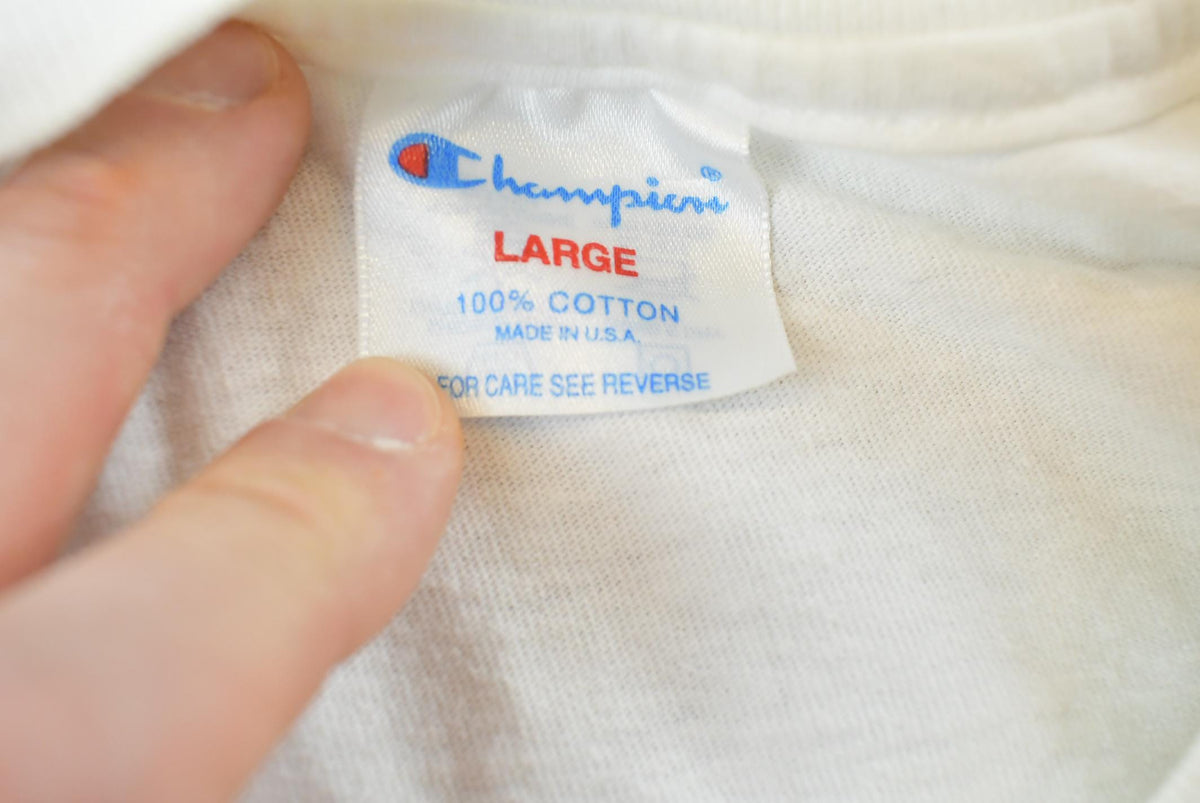 Vintage 1990s Champion Penn State Football Nittany Lions Collegiate T-Shirt Mens L from propervintagecanada