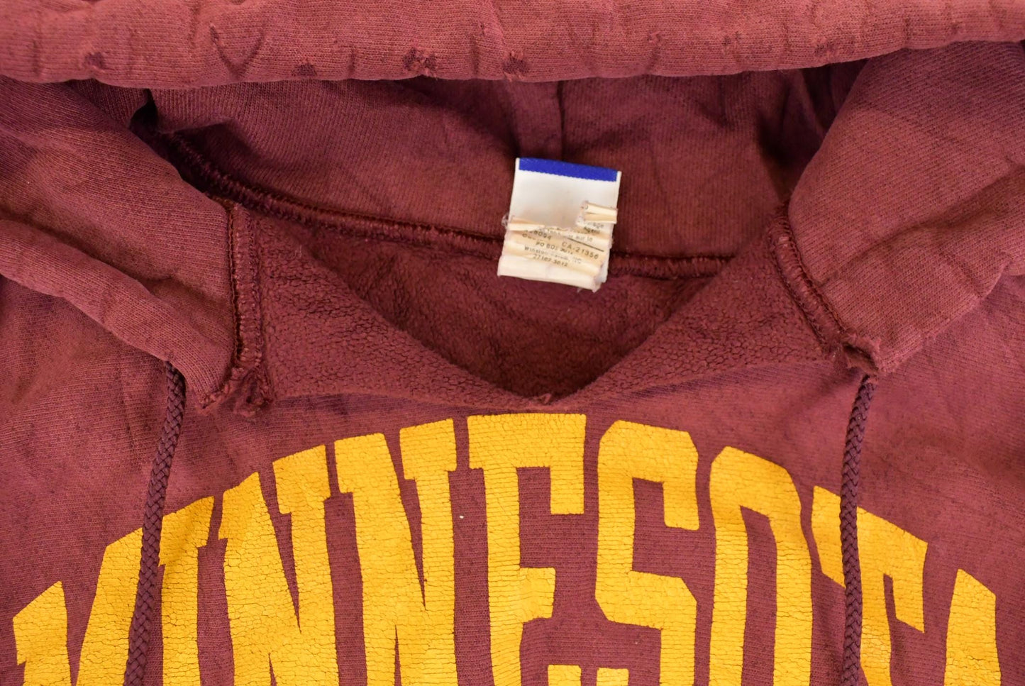 Vintage 1990s Champion Premium Reverse Weave University of Minnesota Hoodie Men's Large from propervintagecanada