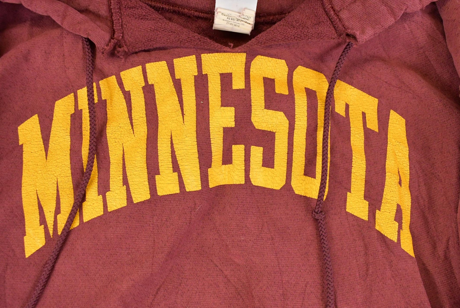 Vintage 1990s Champion Premium Reverse Weave University of Minnesota Hoodie Men's Large from propervintagecanada