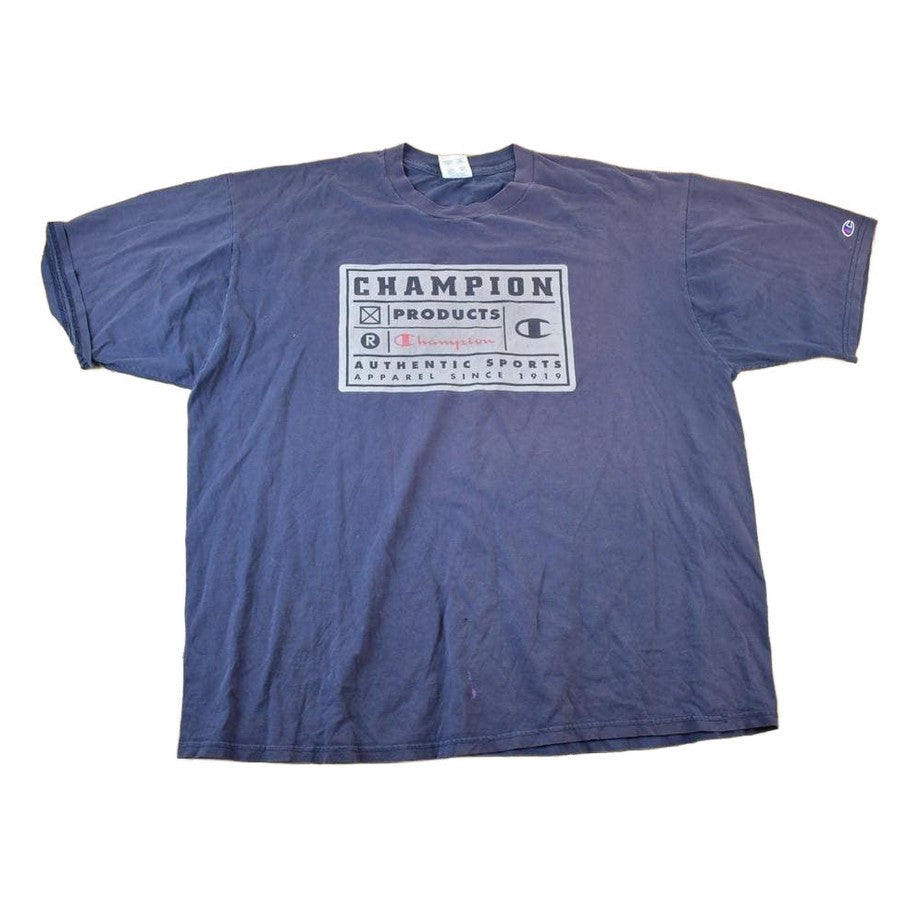 Vintage 1990s Champion Products Souvenir Single Stitch Graphic Print T-Shirt Men's 2XL