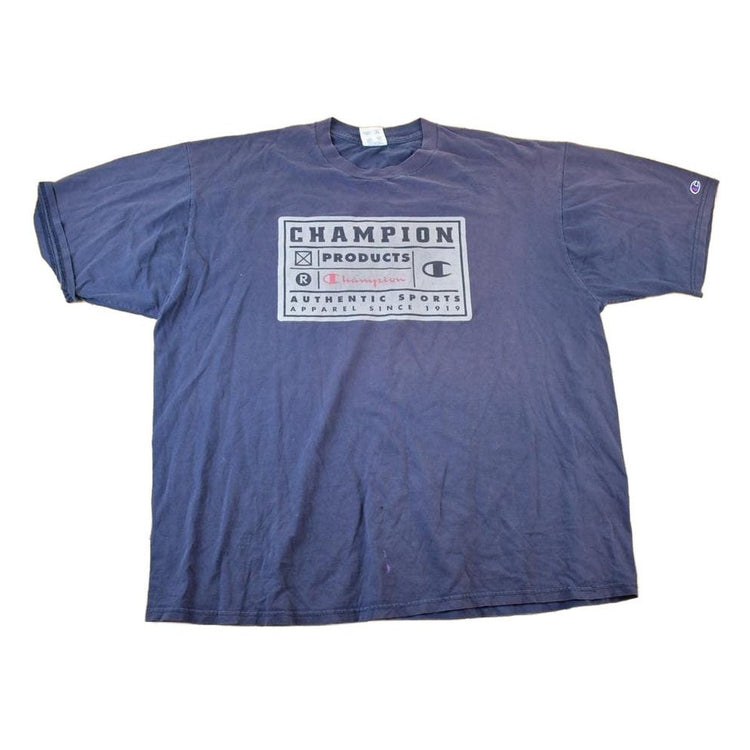 Vintage 1990s Champion Products Souvenir Single Stitch Graphic Print T-Shirt Men's 2XL from propervintagecanada