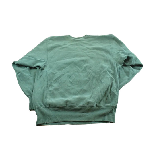 Vintage 1990s Champion Reverse Weave Blank Green Crewneck Sweatshirt Men's L from propervintagecanada