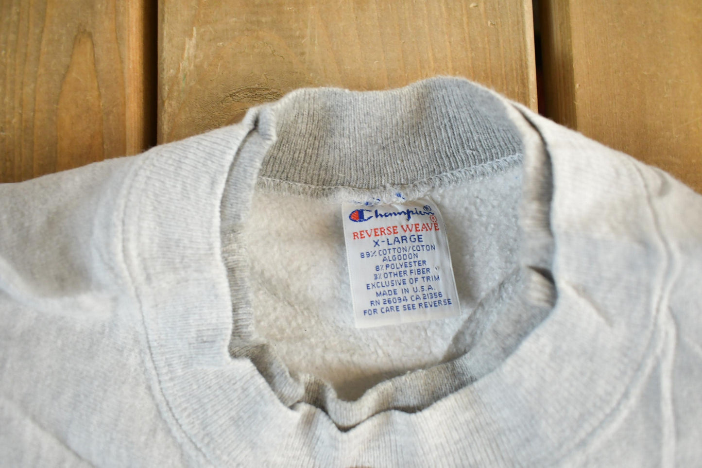 Vintage 1990s Champion Reverse Weave Crewneck Men's XL from propervintagecanada