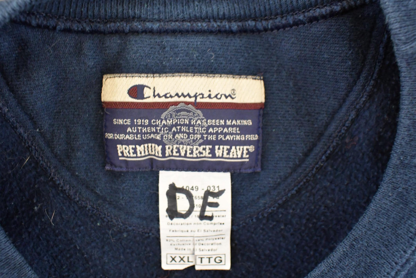 Vintage 1990s Champion Reverse Weave Crewneck Sweatshirt Men's 2XL from propervintagecanada