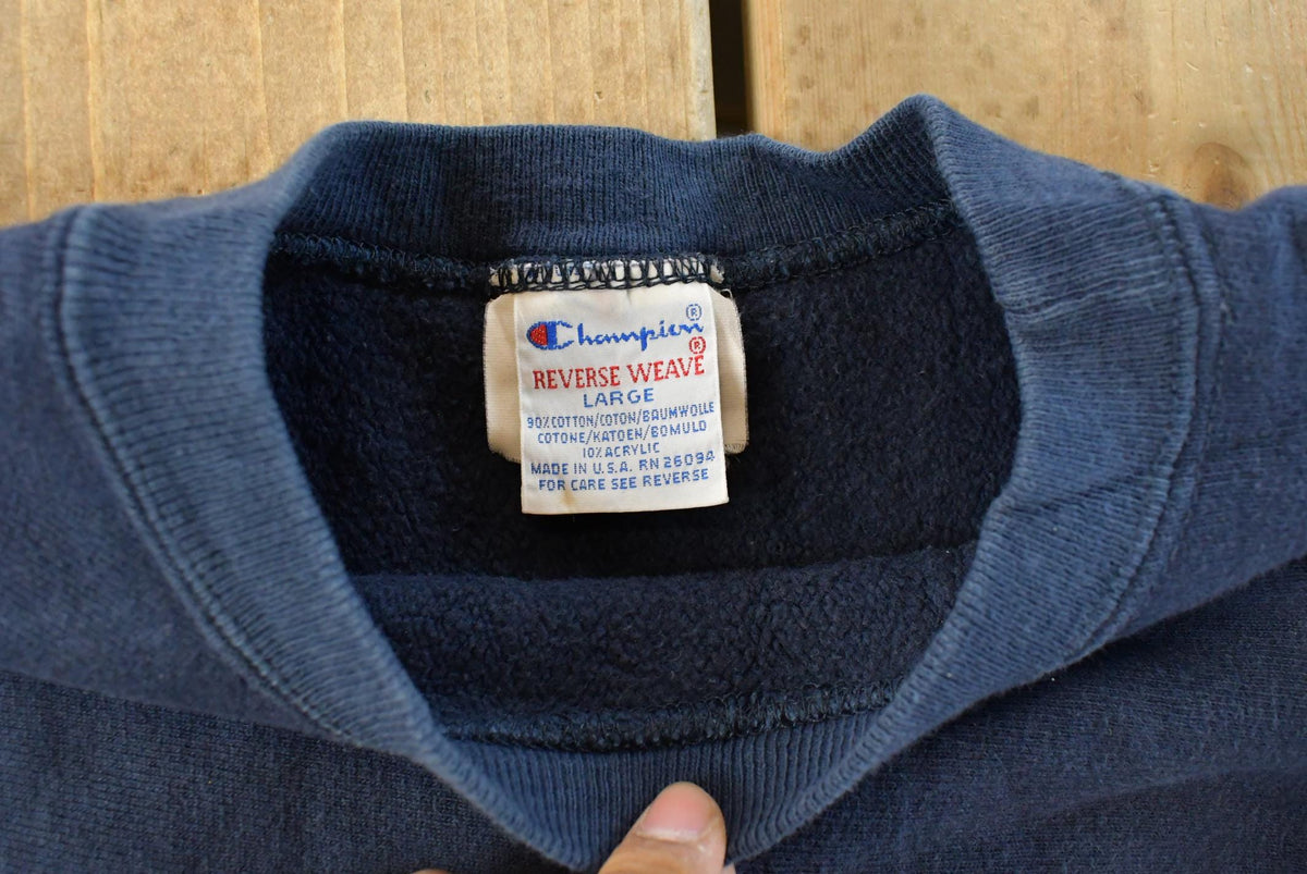 Vintage 1990s Champion Reverse Weave Crewneck Sweatshirt Men's Large from propervintagecanada