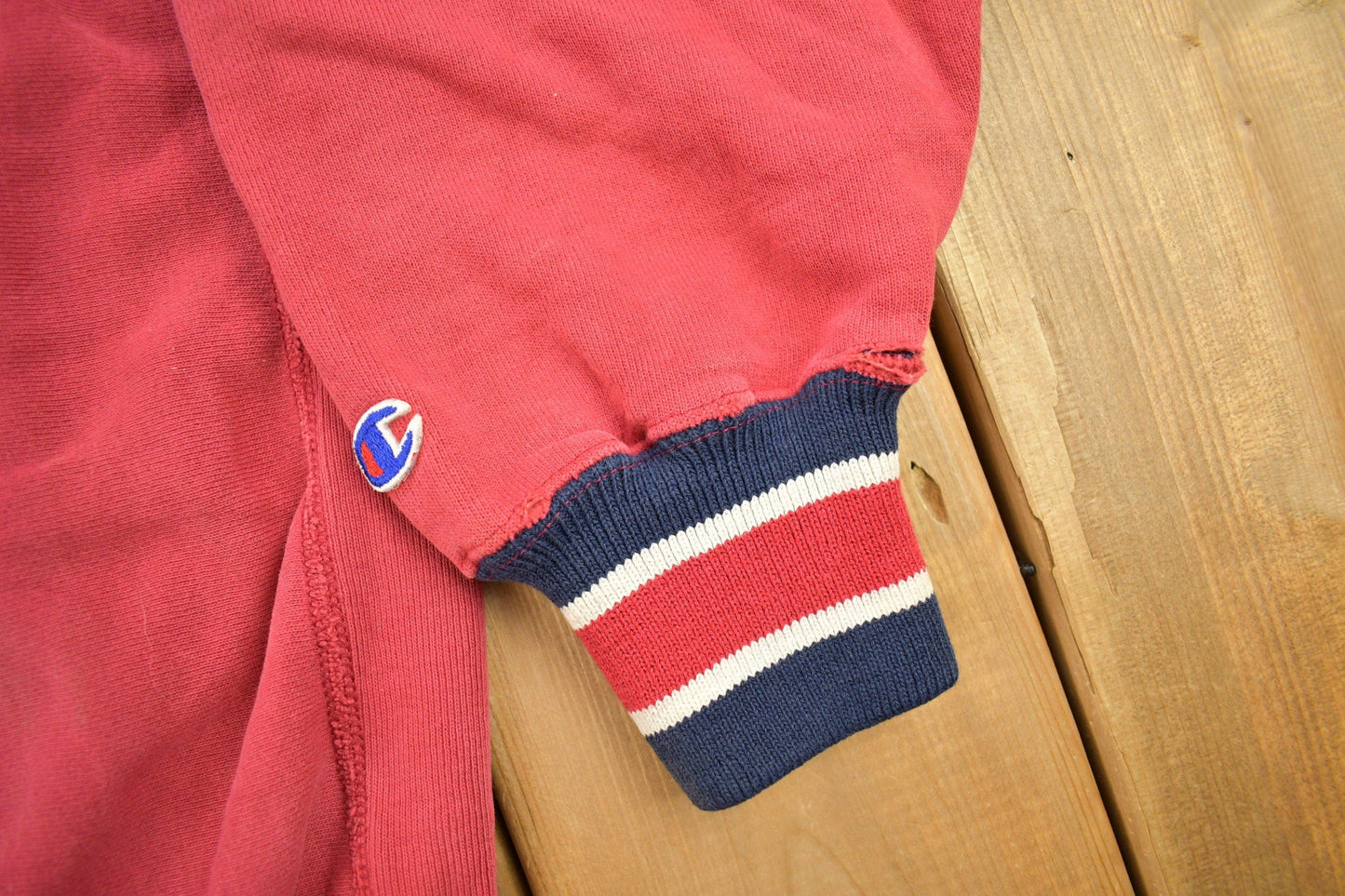 Vintage 1990s Champion Reverse Weave Embroidered Logo Crewneck Sweatshirt Men's Large from propervintagecanada