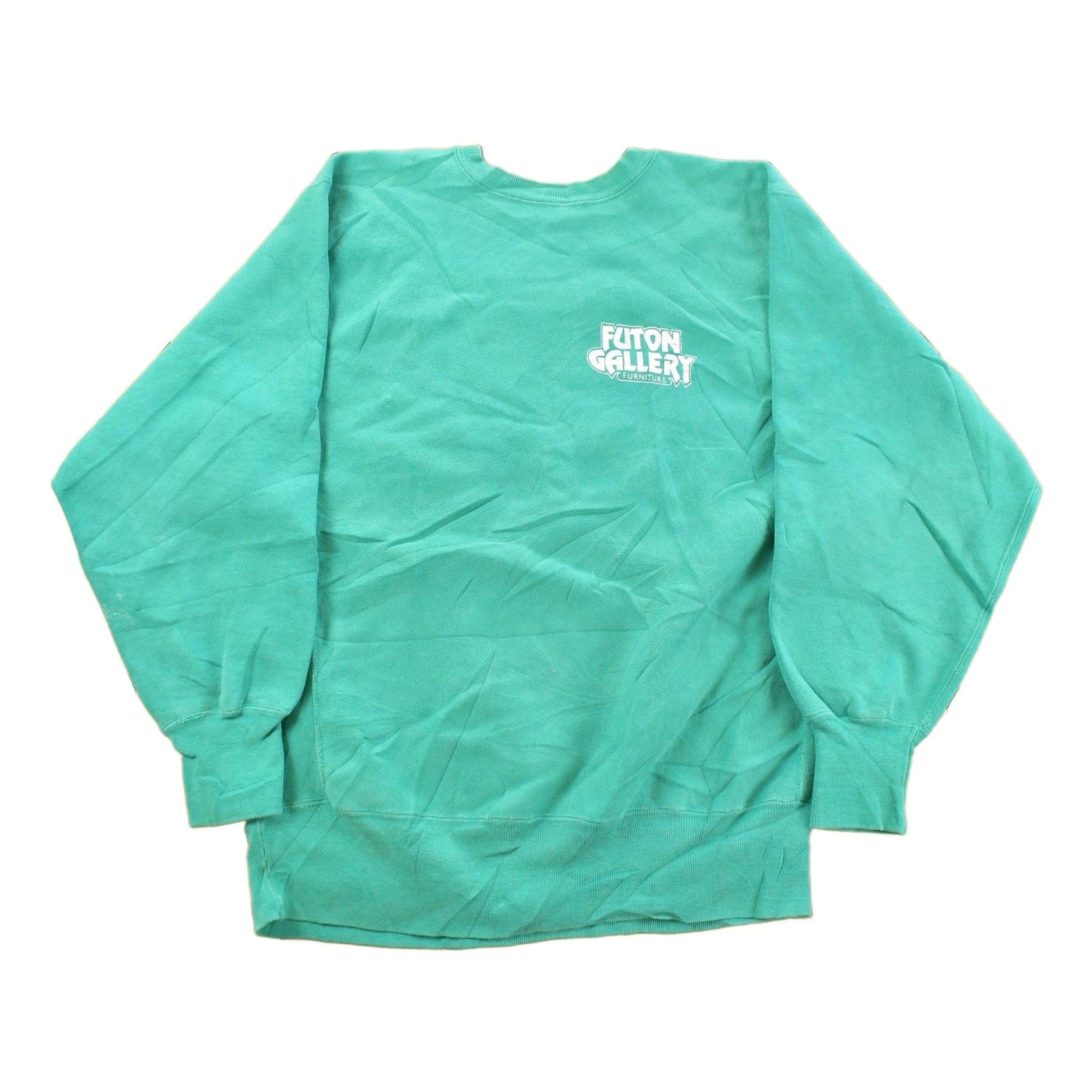 Vintage 1990s Champion Reverse Weave Futon Gallery Crewneck Sweatshirt Men's XL from propervintagecanada