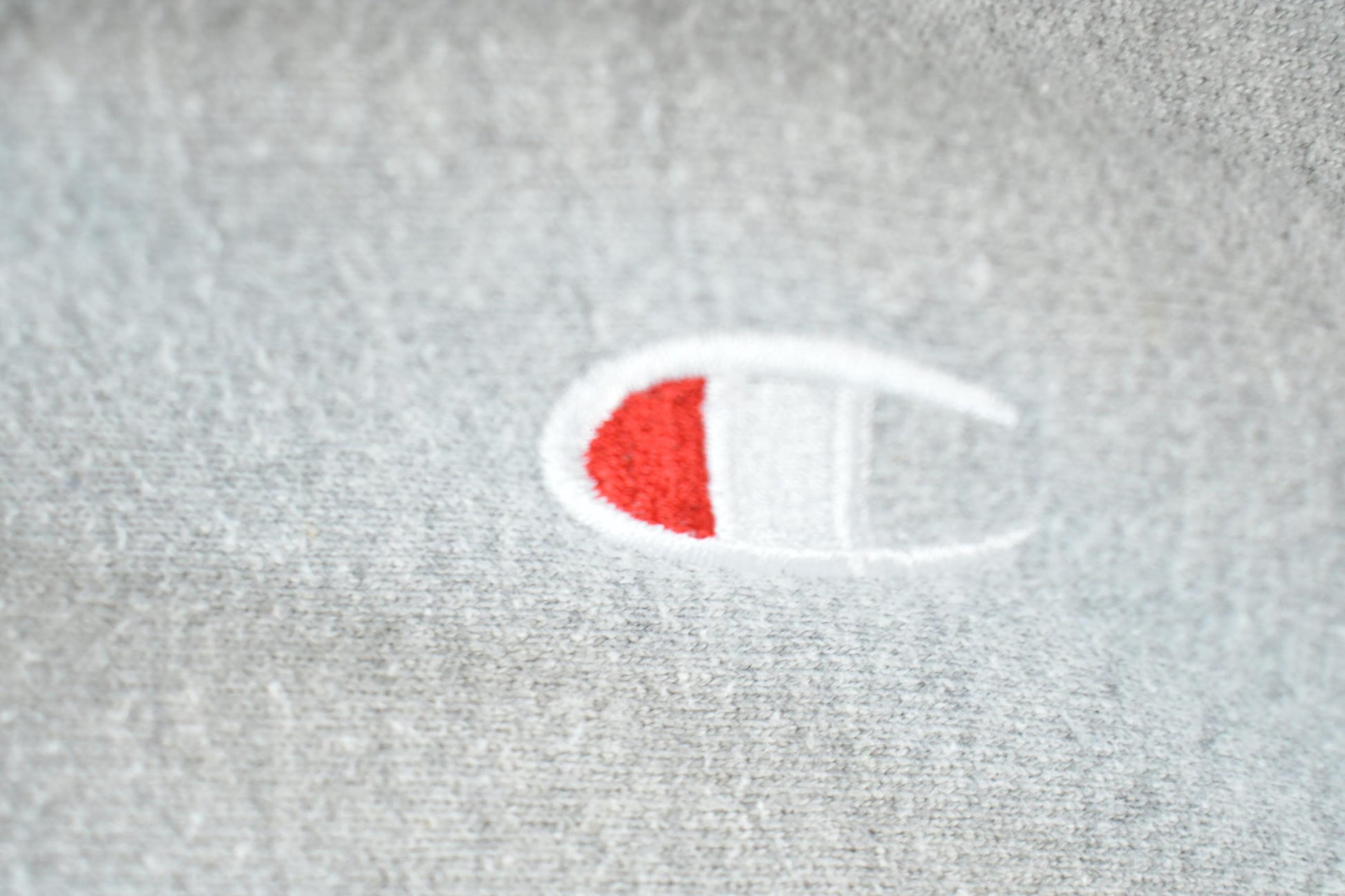 Vintage 1990s Champion Reverse Weave Heather Grey Hoodie Sweatshirt Men's 2XL from propervintagecanada