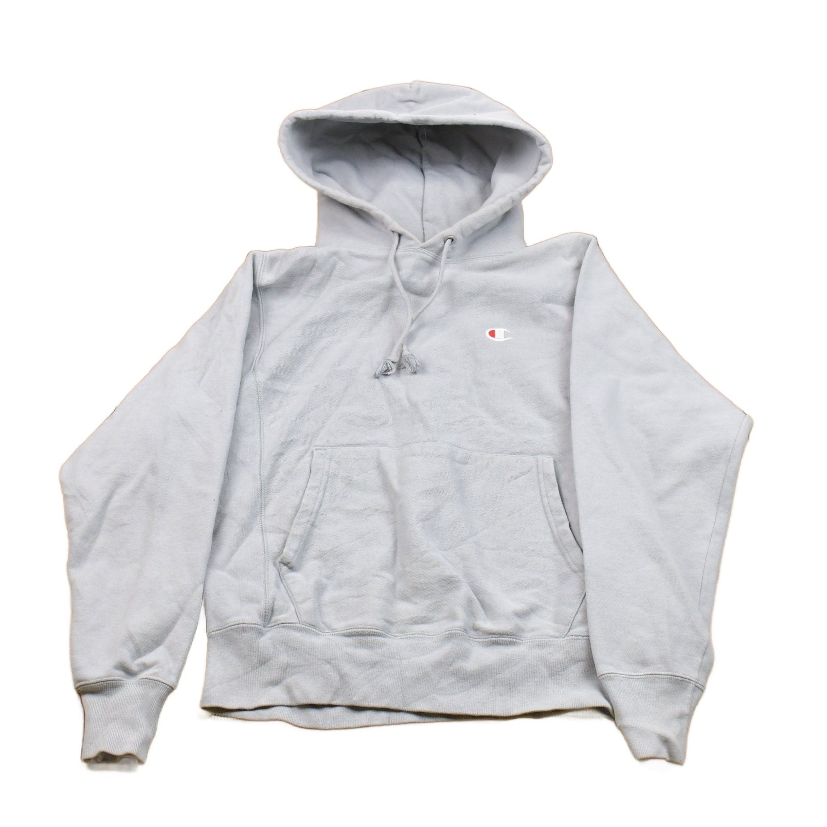 Vintage 1990s Champion Reverse Weave Hooded Sweatshirt Men's Small from propervintagecanada