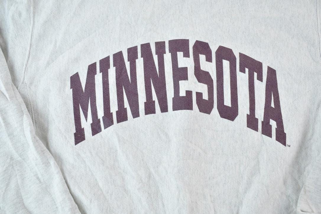 Vintage 1990s Champion Reverse Weave Minnesota University Sweatshirt Men's Medium from propervintagecanada