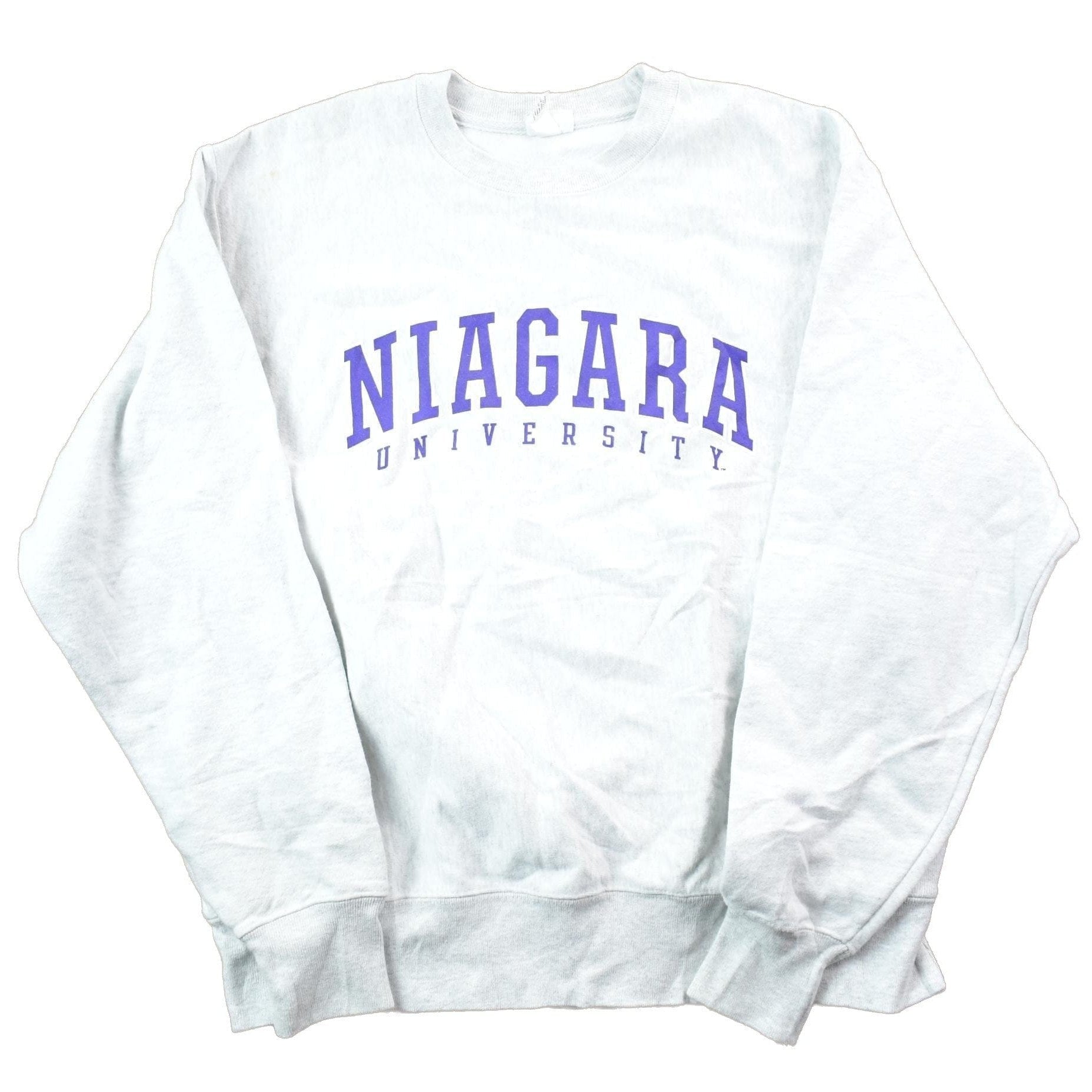 Vintage 1990s Champion Reverse Weave Niagara University Collegiate Crewneck Men's Large from propervintagecanada