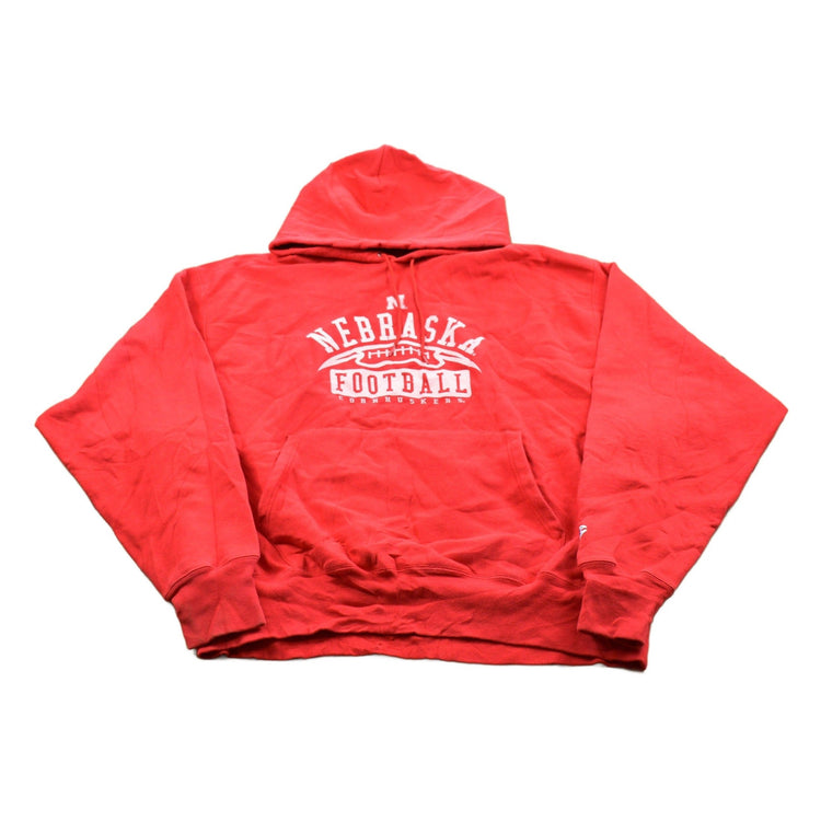Vintage 1990s Champion Reverse Weave University Of Nebraska Cornhuskers Collegiate Hoodie Men's XL from propervintagecanada