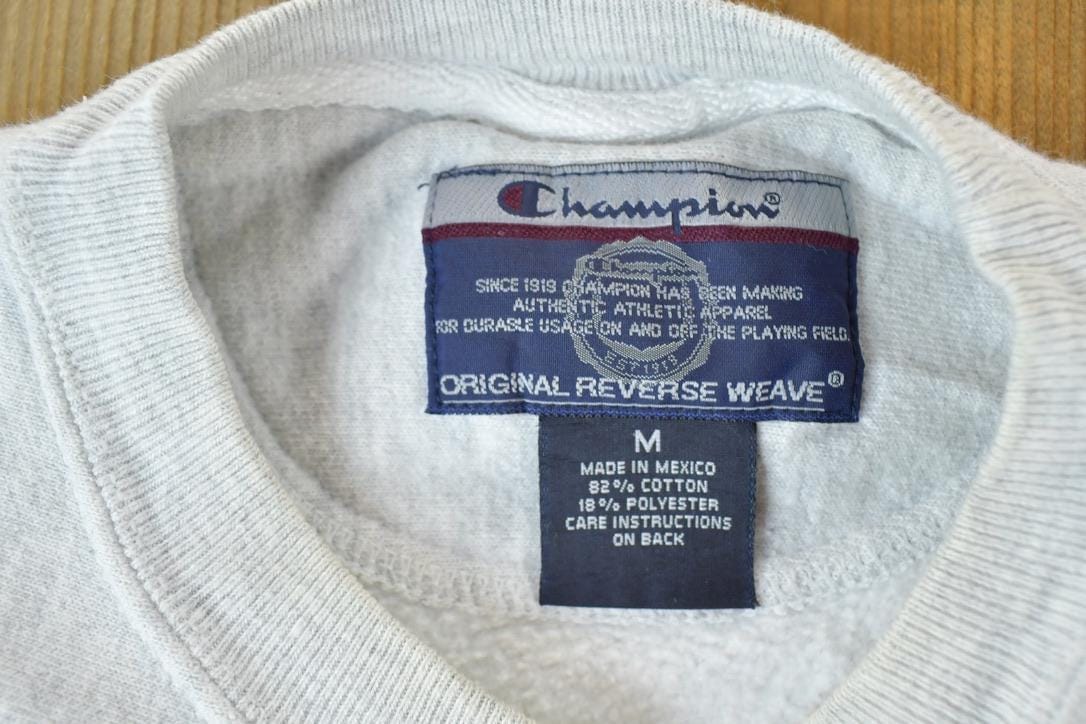 Vintage 1990s Champion Reverse Weave University Of Wisconsin Stout Crewneck from propervintagecanada
