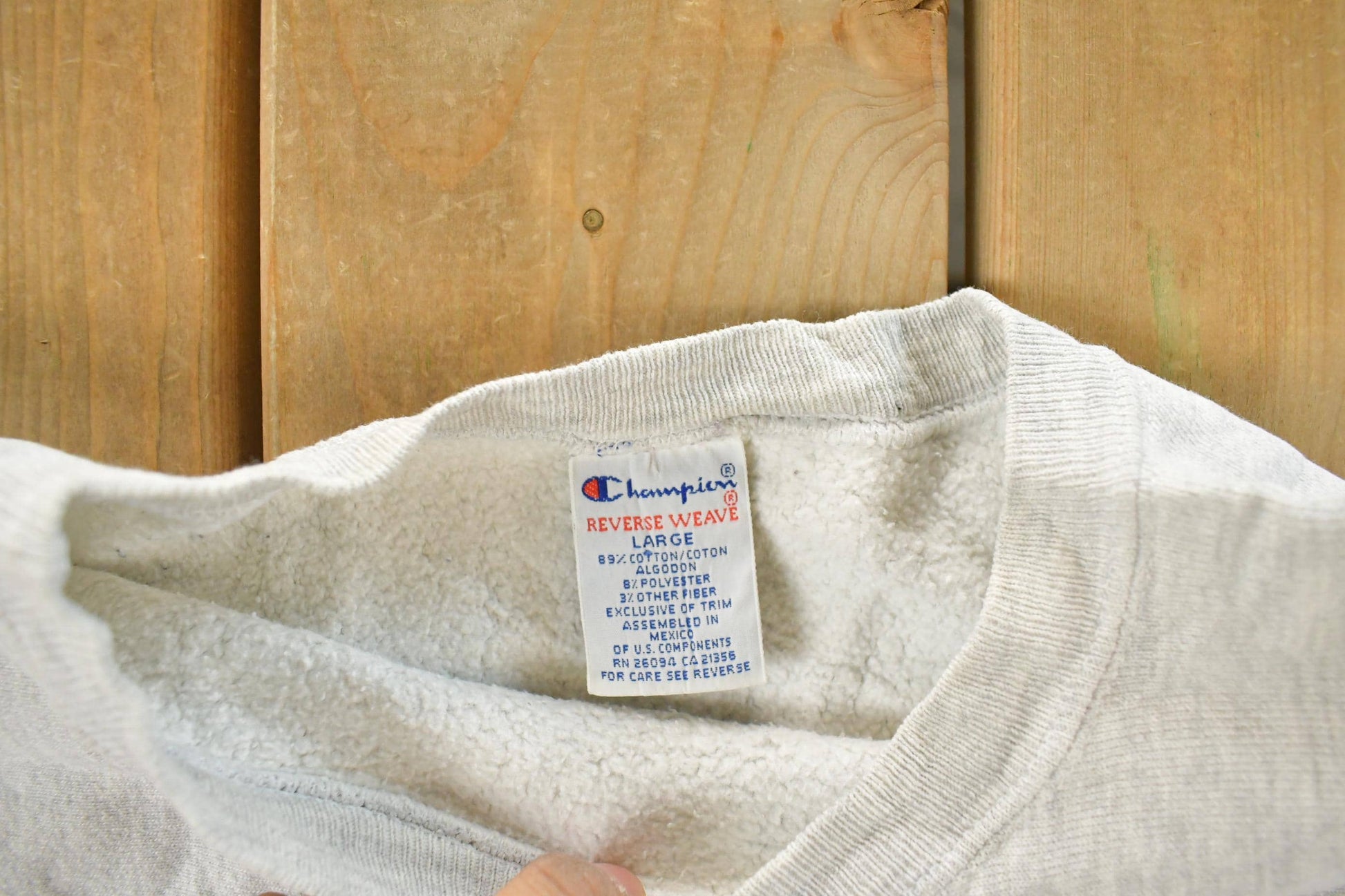 Vintage 1990s Champion Reverse Weave Wisconsin Ath. Dept Crewneck Sweatshirt Men's Large from propervintagecanada