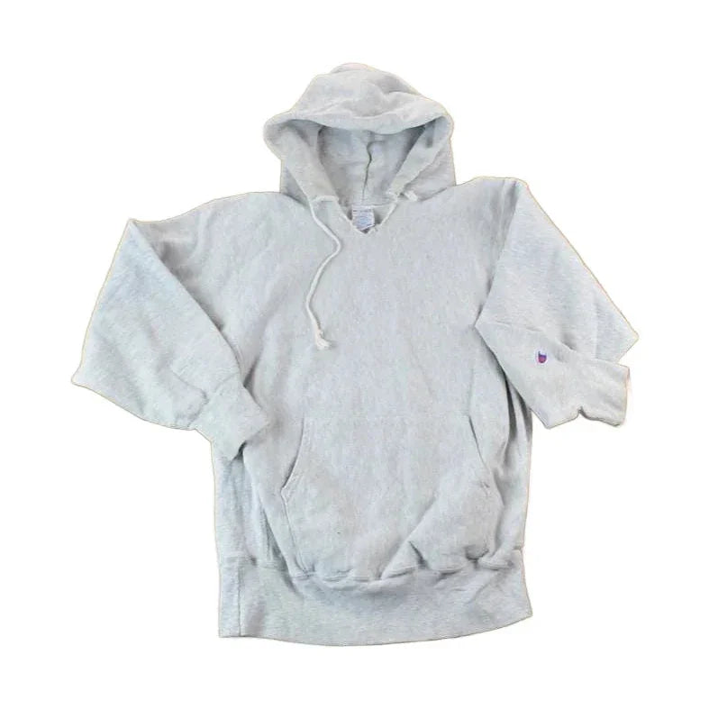 Vintage 1990s Champion Reverse Weave Women's Rugby Hoodie Sweatshirt from propervintagecanada
