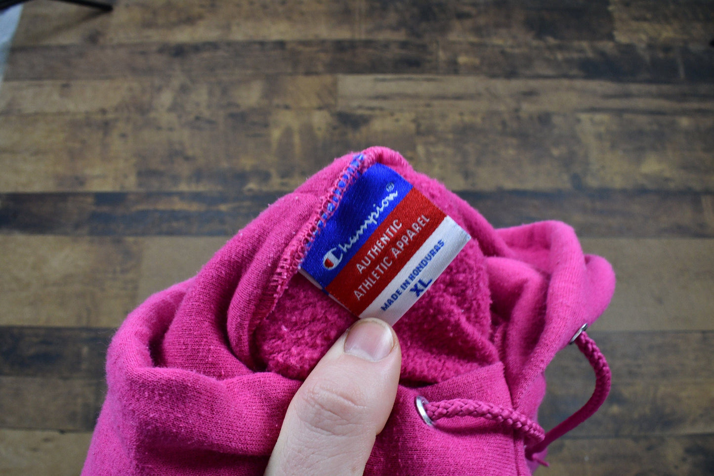 Vintage 1990s Champion Rock Valley College Hoodie Men's XL from propervintagecanada