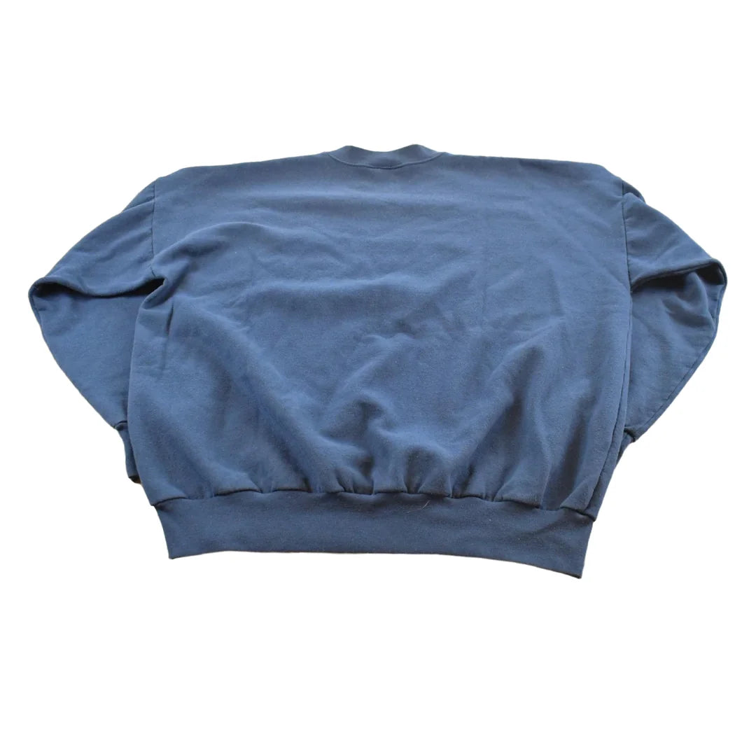 Vintage 1990s Champion Script Logo Crewneck Sweatshirt Men's 2XL from propervintagecanada