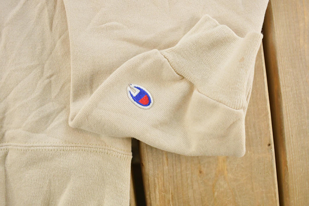 Vintage 1990s Champion Script Logo Crewneck Sweatshirt Men's M from propervintagecanada