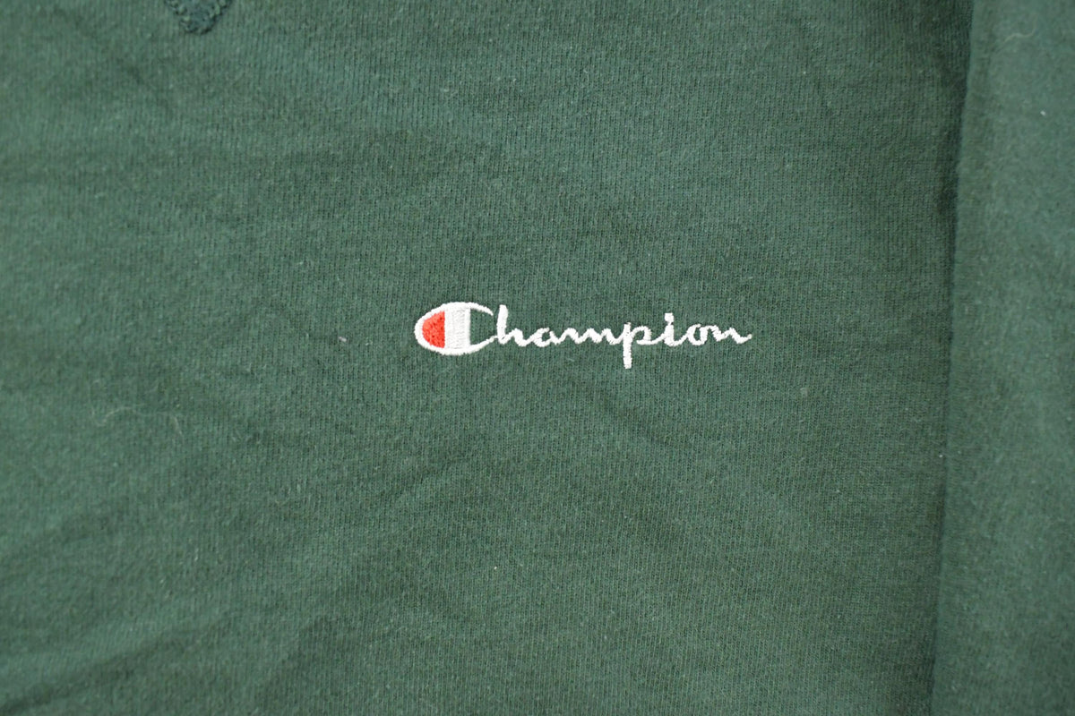 Vintage 1990s Champion Script Logo Crewneck Sweatshirt Men's Medium from propervintagecanada