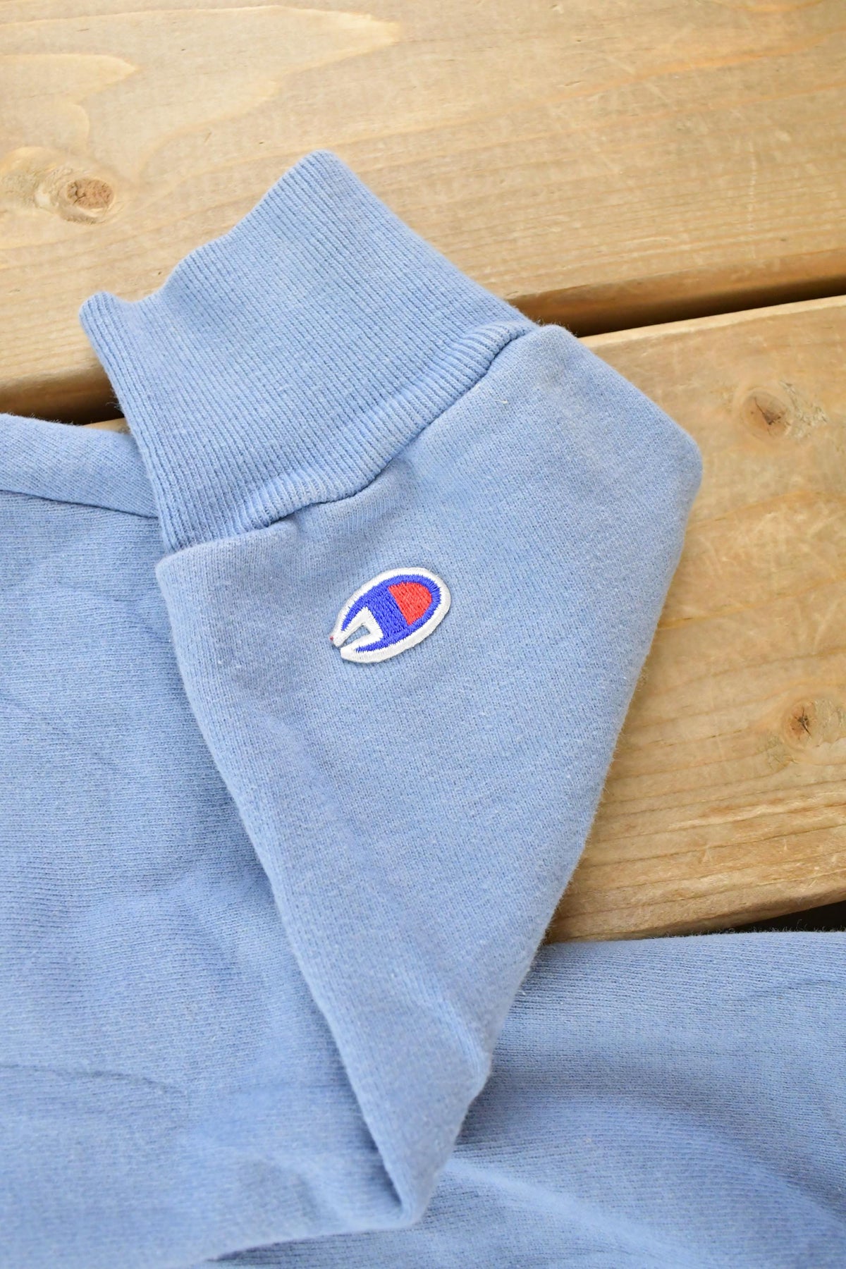 Vintage 1990s Champion Script Logo Crewneck Sweatshirt Mens Medium from propervintagecanada