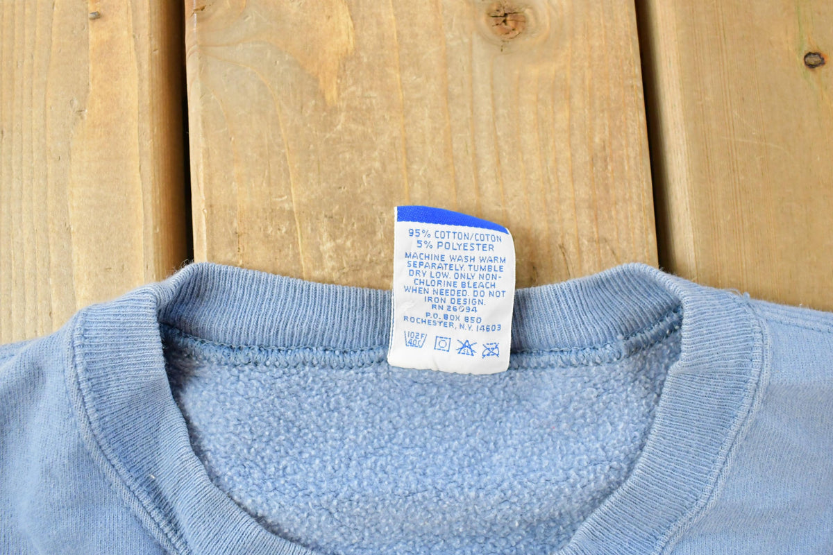 Vintage 1990s Champion Script Logo Crewneck Sweatshirt Mens Medium from propervintagecanada