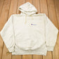 Vintage 1990s Champion Small Logo Grey Hoodie from propervintagecanada