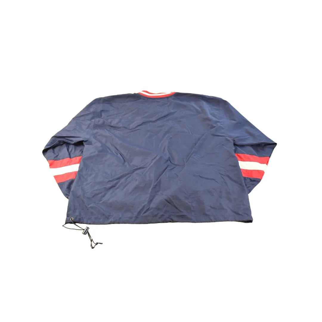 Vintage 1990s Champion Small Logo Pullover Jacket Men's XL / 90s Windbreaker / Streetwear / Basic Layering from propervintagecanada