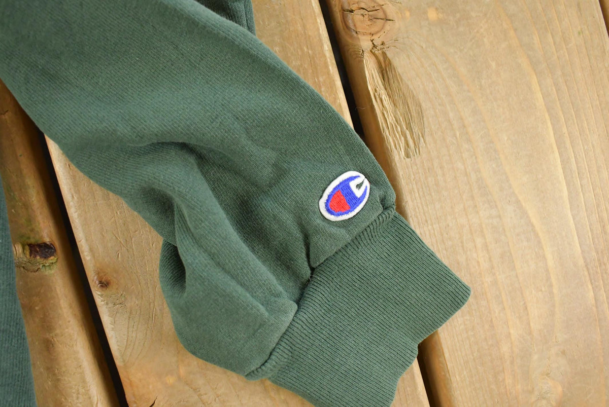 Vintage 1990s Champion Spellout Crewneck Sweatshirt Men's M from propervintagecanada