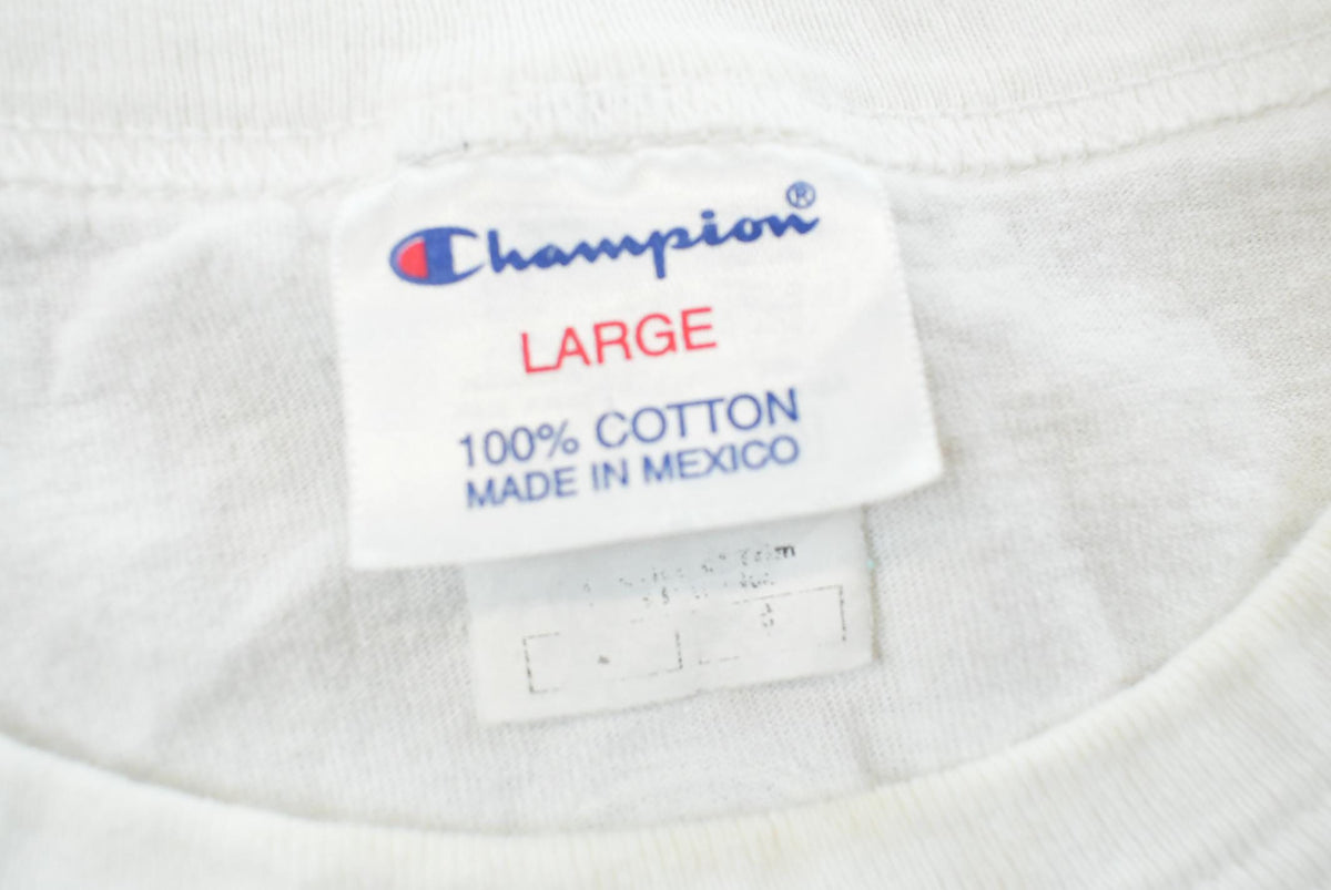 Vintage 1990s Champion Spellout Tank Top Men's L from propervintagecanada