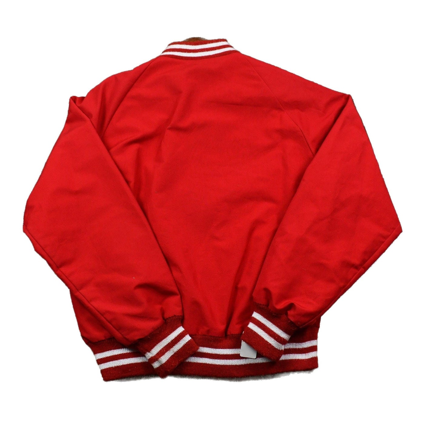 Vintage 1990s Champion Sportswear Satin Snap Button Bomber Men's M