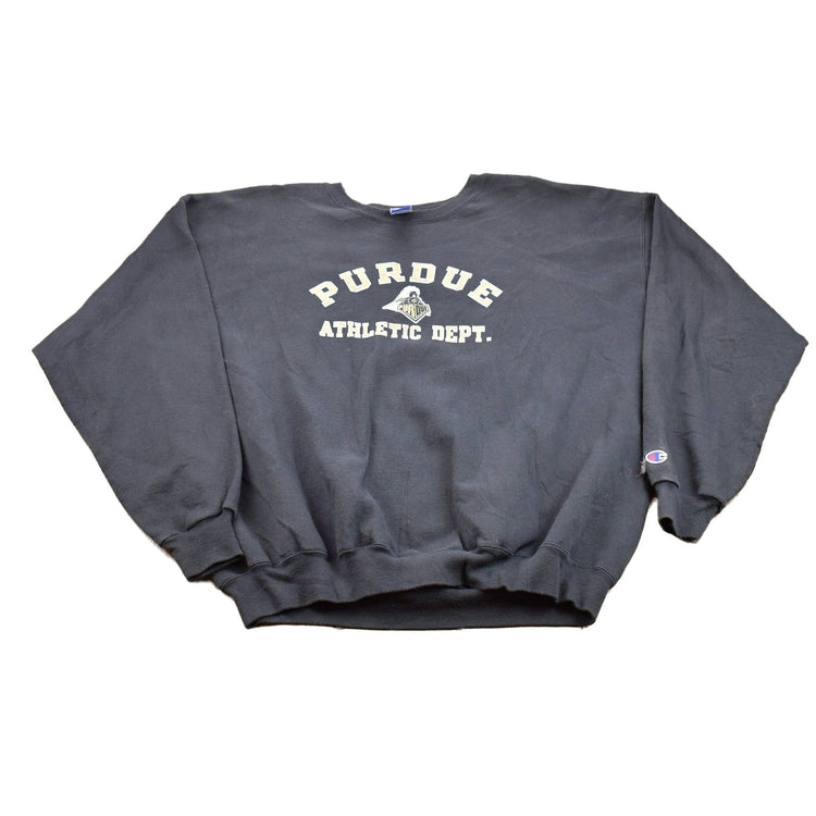 Vintage 1990s Champion University of Purdue Collegiate Crewneck Men's 2XL from propervintagecanada