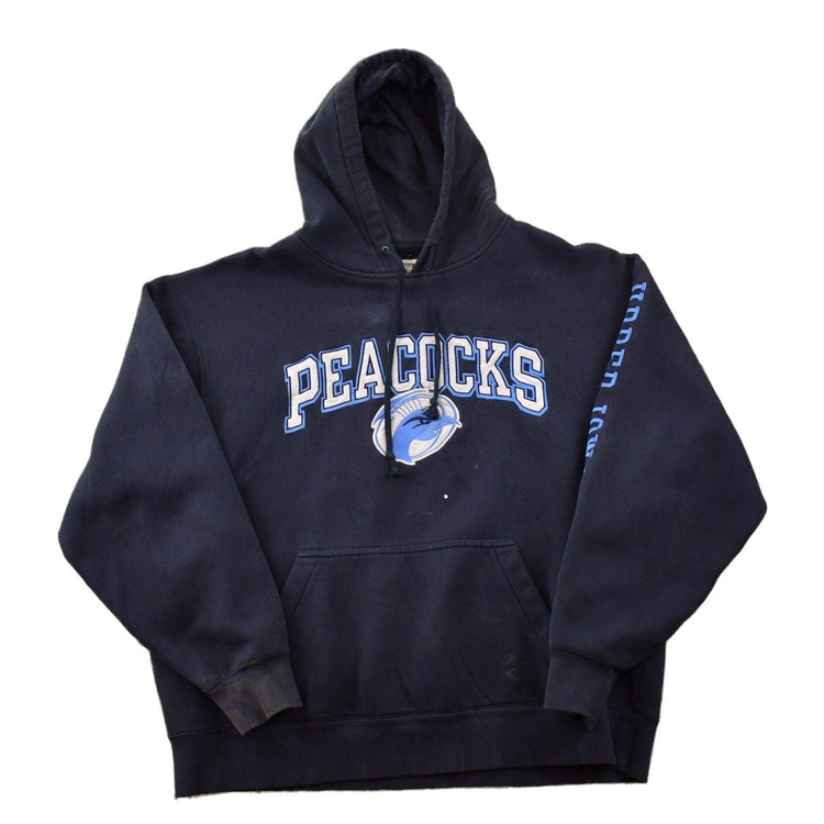 Vintage 1990s Champion Upper Iowa Peacocks Collegiate Hoodie Men's XL from propervintagecanada