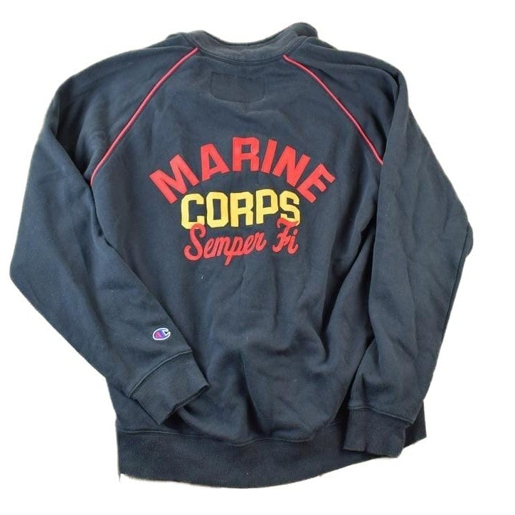 Vintage 1990s Champion US Marine Corps Crewneck Sweatshirt Men's Large from propervintagecanada