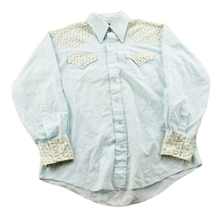 Vintage 1990s Champion Westerns Button Up Cowboy Shirt Men's XL from propervintagecanada