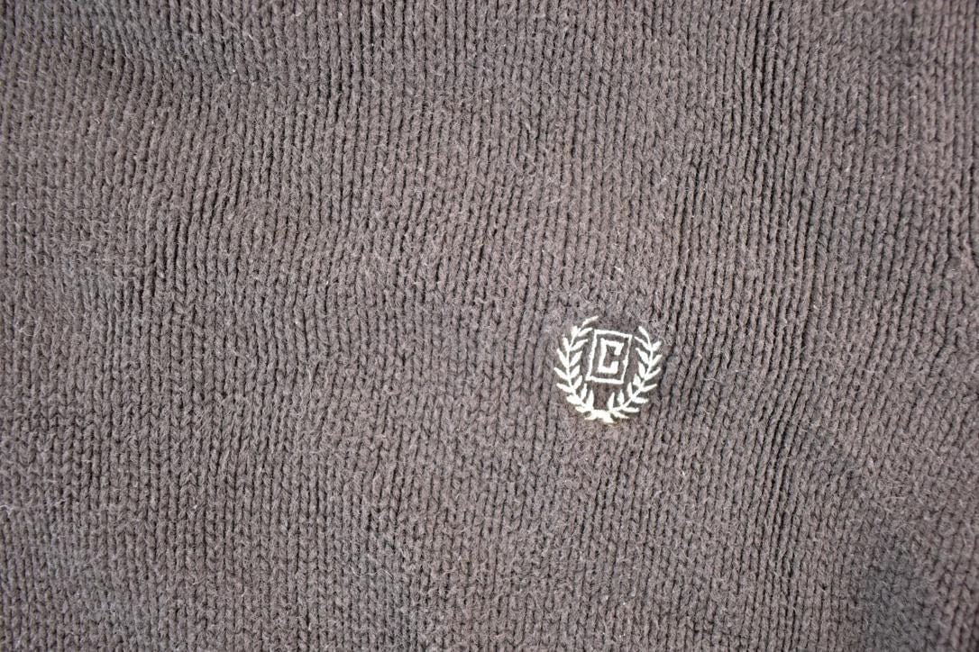 Vintage 1990s Chaps Knit Abstract Pattern Crewneck Sweater Mens M from propervintagecanada