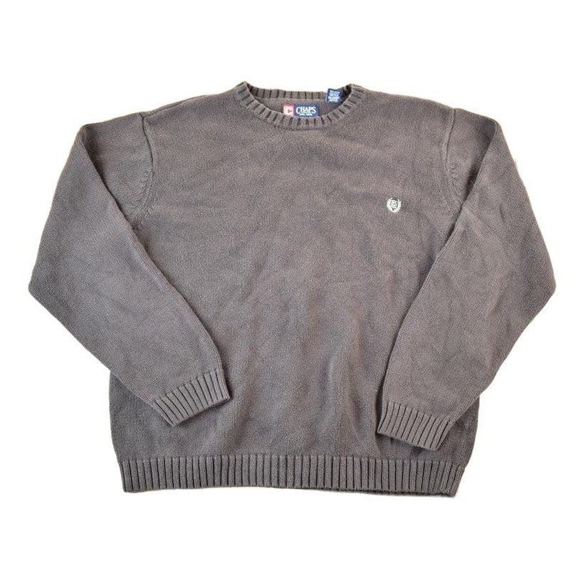Vintage 1990s Chaps Knit Abstract Pattern Crewneck Sweater Mens M from propervintagecanada