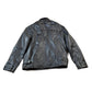 Vintage 1990s Chaps Leather Zip Up Jacket Men's Medium from propervintagecanada
