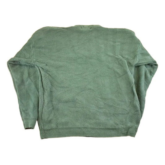 Vintage 1990s Chaps Ralph Lauren Chunky Knit Crewneck Sweater Men's L from propervintagecanada