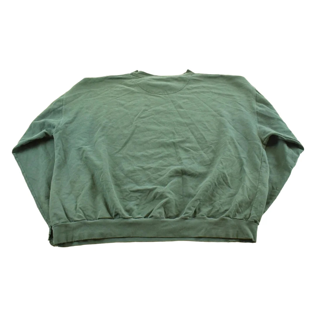 Vintage 1990s Chaps Ralph Lauren Distressed Crewneck Sweatshirt Men's XL from propervintagecanada