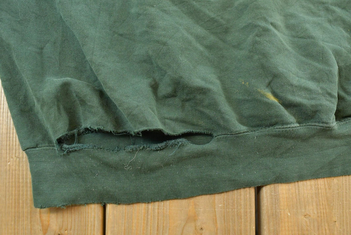 Vintage 1990s Chaps Ralph Lauren Distressed Crewneck Sweatshirt Men's XL from propervintagecanada