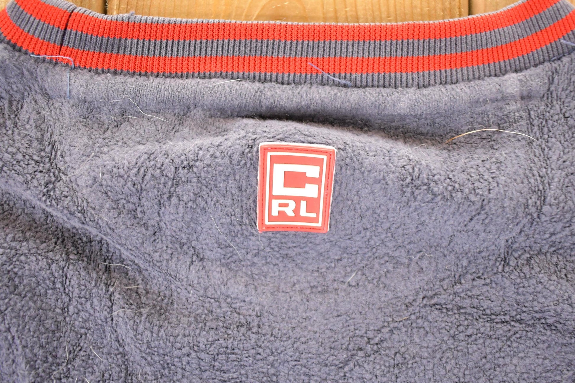 Vintage 1990s Chaps Ralph Lauren Fleece Outdoorsman Crewneck Sweater Men's L from propervintagecanada