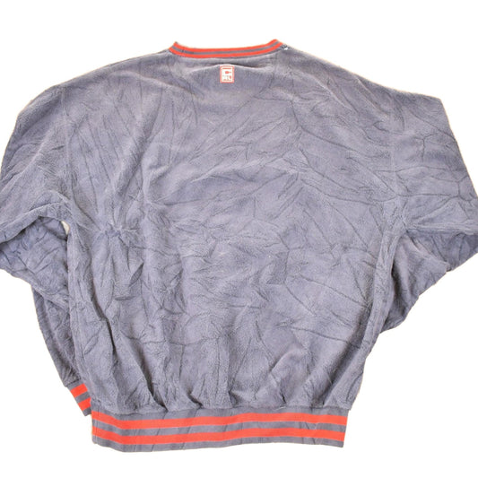 Vintage 1990s Chaps Ralph Lauren Fleece Outdoorsman Crewneck Sweater Men's L from propervintagecanada