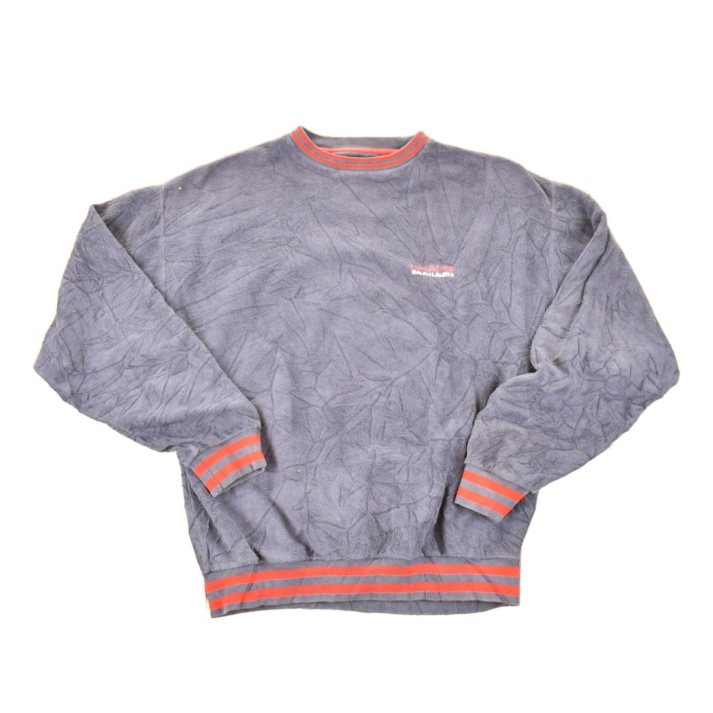 Vintage 1990s Chaps Ralph Lauren Fleece Outdoorsman Crewneck Sweater Men's L from propervintagecanada