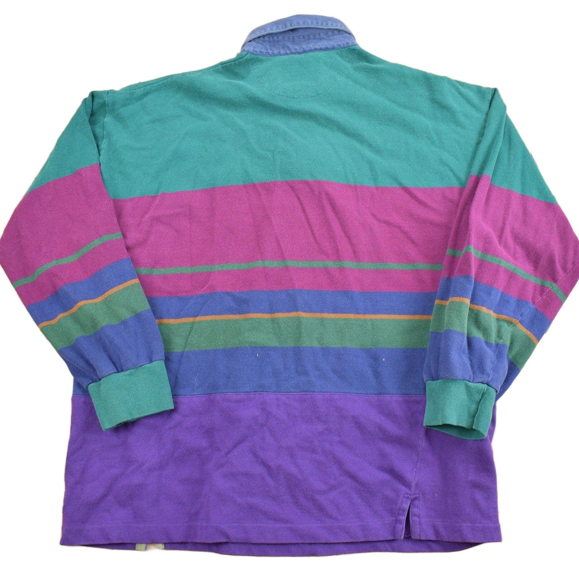 Vintage 1990s Chaps Ralph Lauren Long Sleeve Polo Sweatshirt Men's Large from propervintagecanada