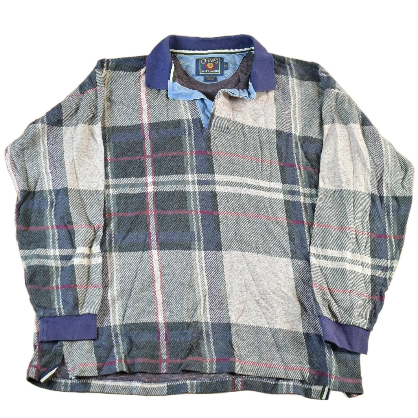 Vintage 1990s Chaps Ralph Lauren Long Sleeve Polo Sweatshirt Men's Medium Men's Large from propervintagecanada