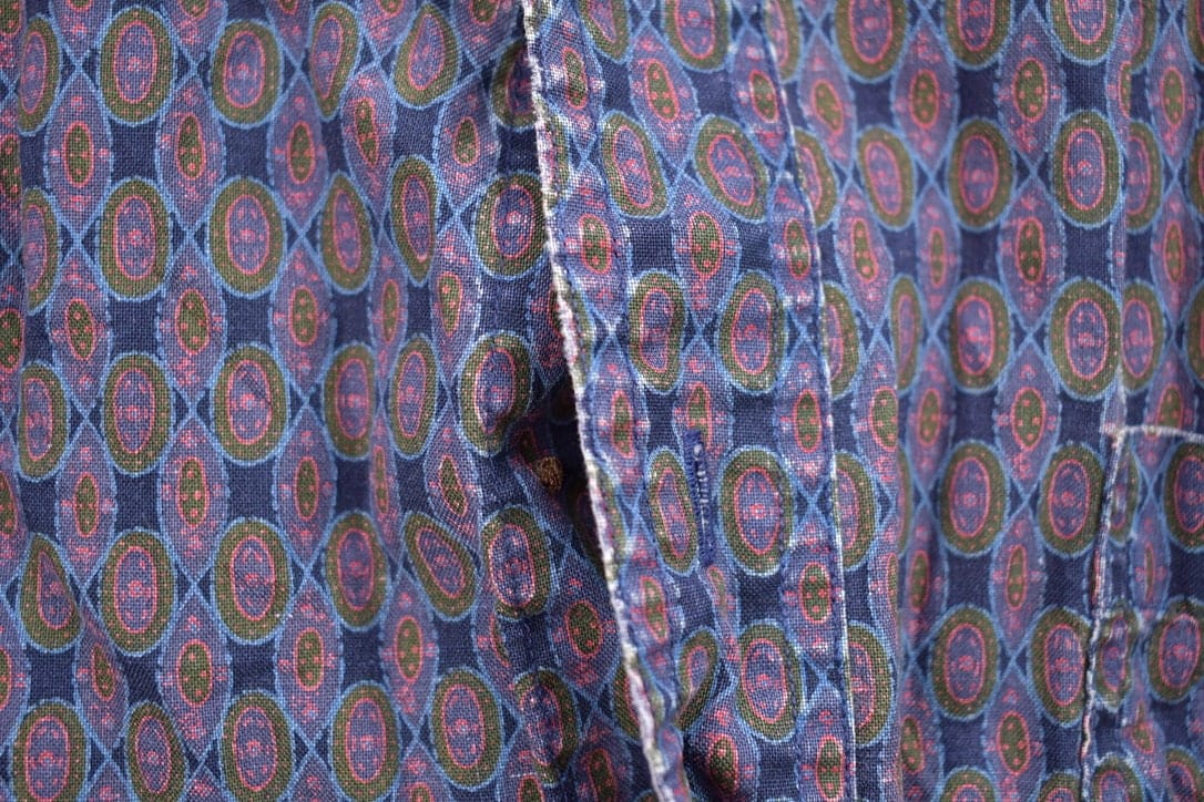 Vintage 1990s Chaps Ralph Lauren Patterned Button Up Shirt Men's 2XL from propervintagecanada